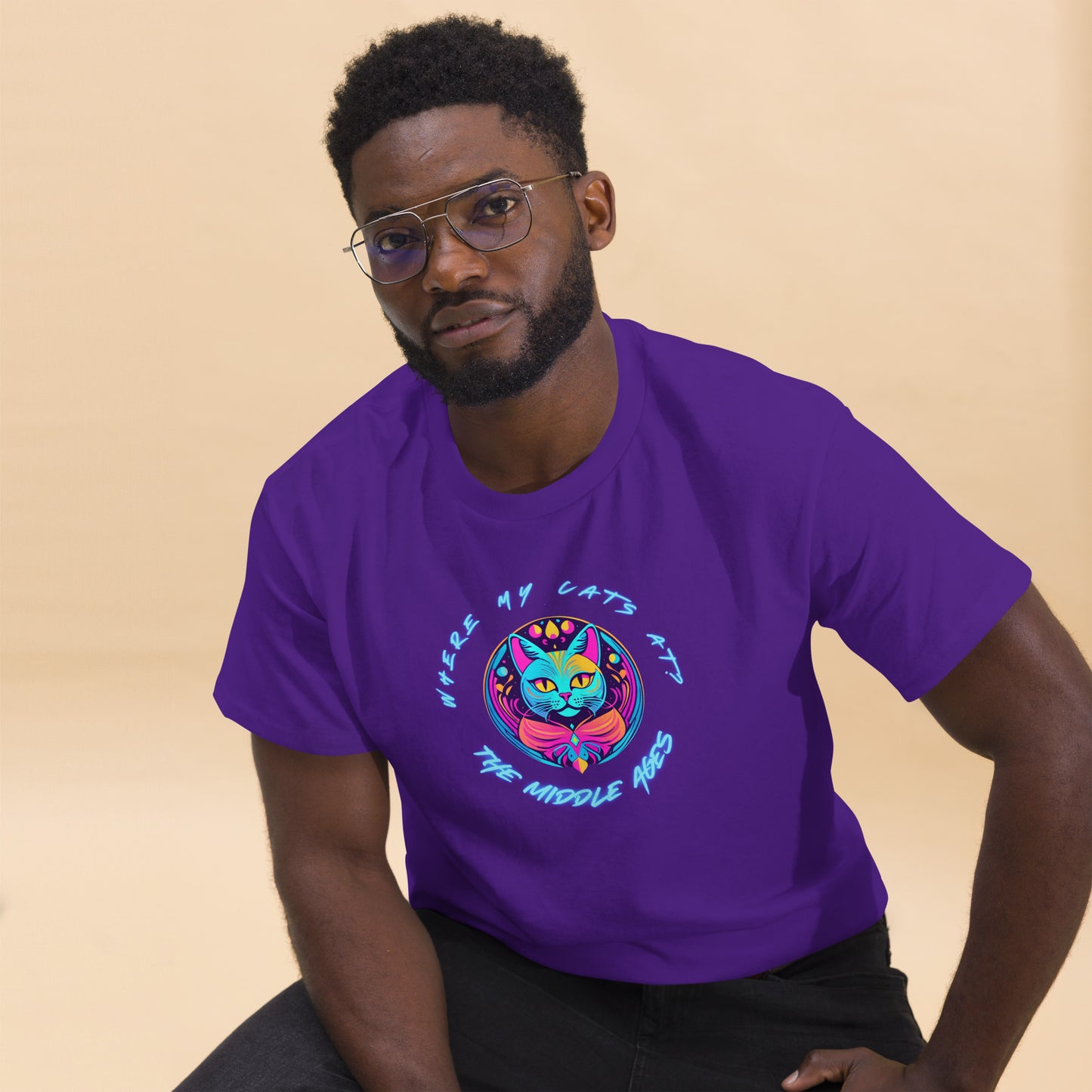 Where My Cats At? Men's classic tee