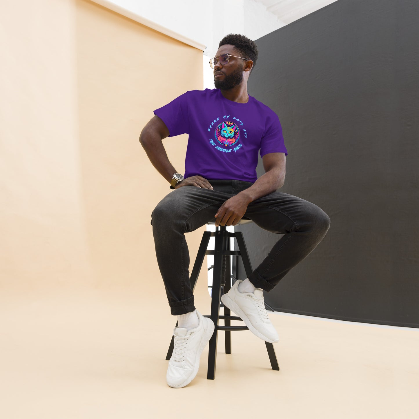 Where My Cats At? Men's classic tee